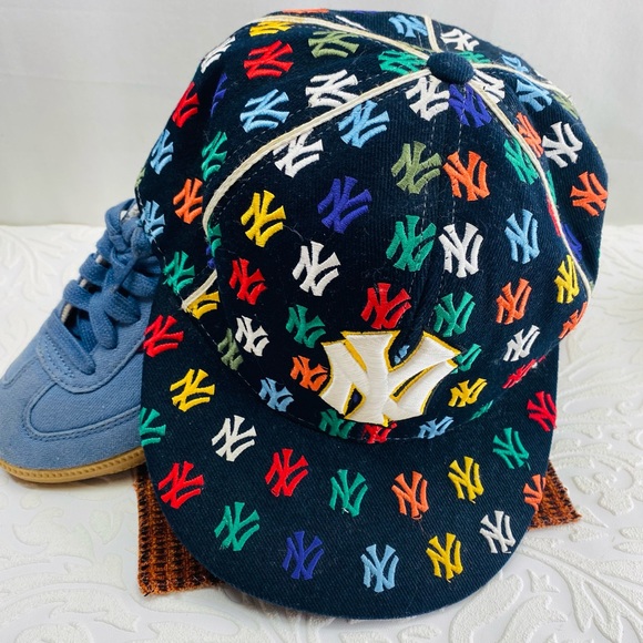 New York hat embroidered multi colors - Picture 2 of 10